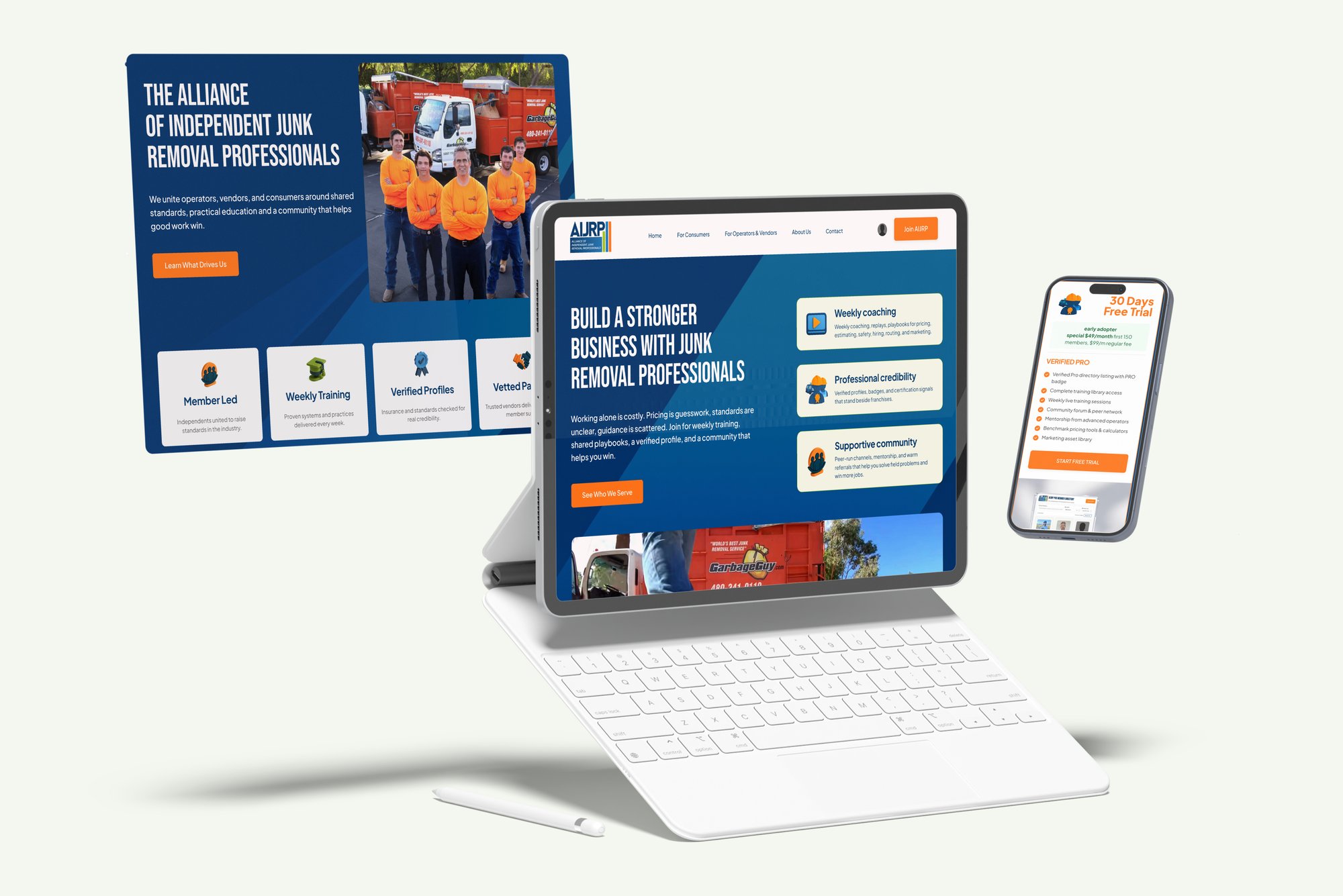 AIJRP website demo mockup